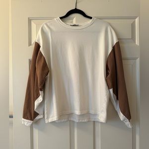 Contrast Sleeve Sweatshirt